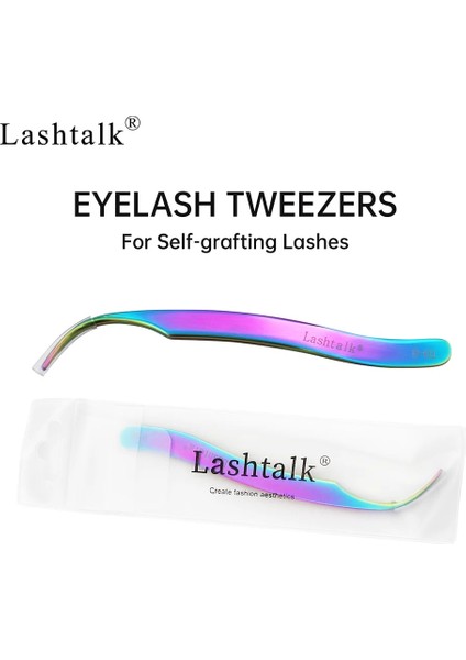 Lashtalk Dıy Küme Kirpikler Cımbız D-01 Hacim Yanlış Kirpik Uzantıları Aplikatör Makyaj Araçları Kendinden Aşılama Keskin Değil (Yurt Dışından)