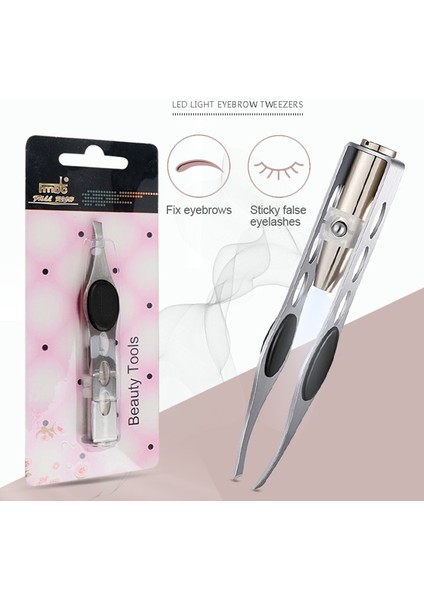 A1 Pembe LED Işıklı Kaş Klipsi Kaymaz Kaş Cımbız Clipper Kırpma Paslanmaz Çelik Epilasyon Kelepçesi Makyaj Güzellik Aracı (Yurt Dışından) modelleri
