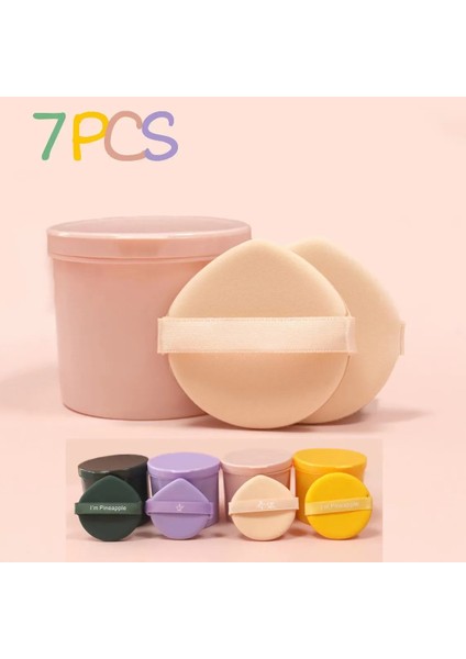 Çilek 7 Pcs A 7 Pcs Kozmetik Toz Puf Blender Seti Kadın Makyaj Süngeri Yumuşak Güzellik Çift Taraflı Makyaj Araçları (Yurt Dışından) indirimleri