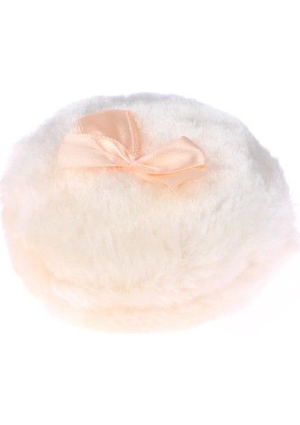 Pic Gösterisi Olarak Kalp Yuvarlak Şekil Kabarık Sünger Yumuşak Peluş Toz Puf Kurdele Yay ile Talk Pudrası Puf Makyaj Kozmetik Güzellik Araçları (Yurt Dışından)