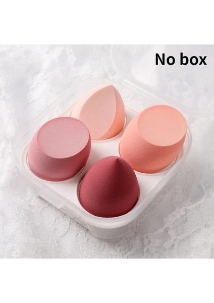 03 Takım 4 Adet Kozmetik Puf Seti Güzellik Yumurta Blender Pürüzsüz Makyaj Süngeri Tozu Likit Fondöten Kapatıcı Krem Kadın Yüz Makyaj Aracı (Yurt Dışından)