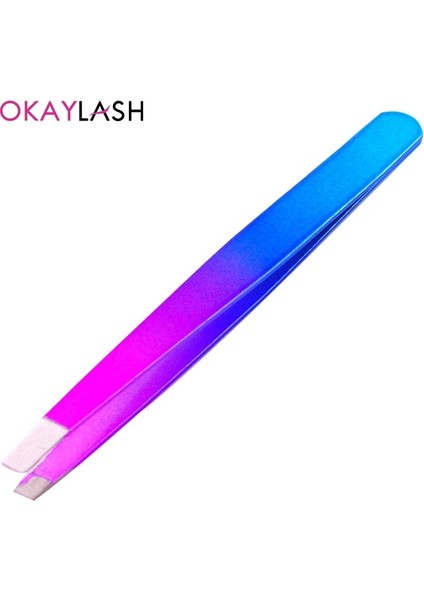Çok Renkli Okaylash Metal Kaş Cımbız Gül Altın Pincet Klipler Paslanmaz Çelik Yüz Epilasyon Beautfy Makyaj Aracı (Yurt Dışından)