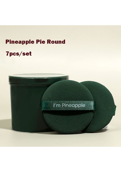 Ananas 7 Pcs B 7 Pcs Çilek Kozmetik Puf Seti Çift Taraflı Kadın Yumuşak Makyaj Süngeri Güzellik Makyaj Tozu Araçları (Yurt Dışından)
