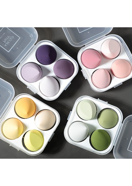 Style6 4 Adet Makyaj Süngeri Blender Güzellik Yumurta Kozmetik Puf Vakıf Süngerleri Toz Puflar Kadın Makyaj Aksesuarları Güzellik Araçları (Yurt Dışından) fiyatları