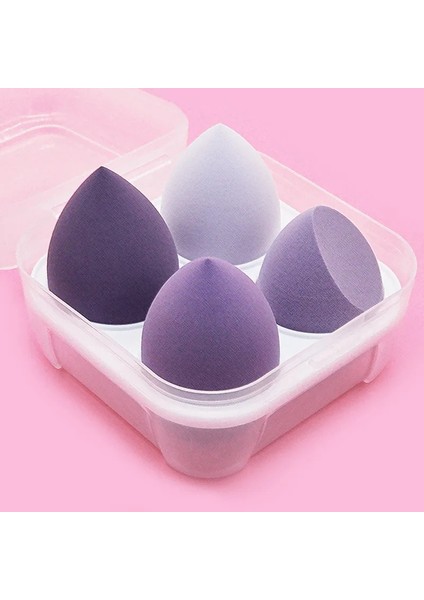 Yeşil 4 Adet/torba Moda Makyaj Blender Kozmetik Puf Makyaj Süngeri Fondöten Tozu Sünger Güzellik Aracı Makyaj Aracı Aksesuarları (Yurt Dışından) fırsatları