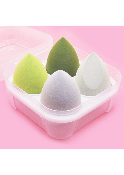 Yeşil 4 Adet/torba Moda Makyaj Blender Kozmetik Puf Makyaj Süngeri Fondöten Tozu Sünger Güzellik Aracı Makyaj Aracı Aksesuarları (Yurt Dışından) indirimleri