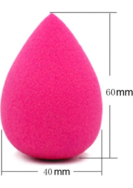 Gül Kırmızı Yeni Güzellik Yumurta Makyaj Blender Kozmetik Puf Makyaj Sünger Yastık Vakıf Pudra Sünger Güzellik Aracı Kadın Makyaj Aksesuarları (Yurt Dışından)