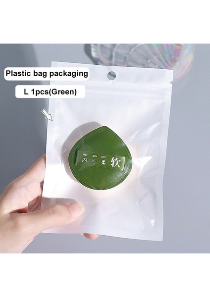 L-Green-1 Adet-Torbalı Ultra Kalın Makyaj Süngeri Puf Güzellik Tozu Sünger Fondöten Profesyonel Yumuşak Yüz Kozmetik Puf Taban Makyaj Güzellik Alet Takımı (Yurt Dışından)