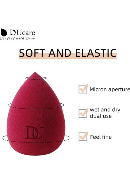 1 Adet Sünger Ducare 1 / 3 Adet Makyaj Süngeri Kozmetik Puf Kapatıcı Toz Blender Seti Fondöten Süngeri Puf Islak Daha Büyük Kozmetik Aracı Olmak (Yurt Dışından)