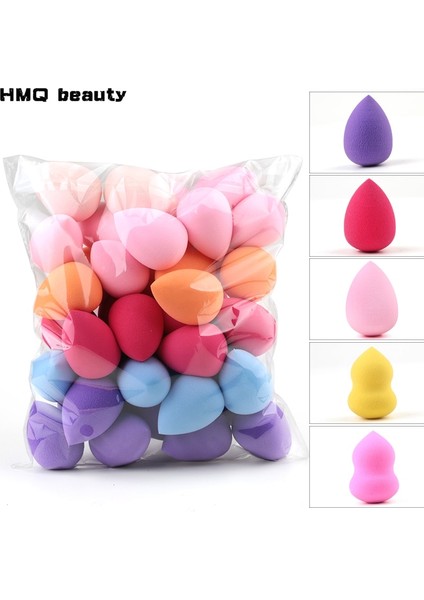 Mixcolor 20 Adet Yeni Orta Makyaj Süngeri Su Damlası Şekli Makyaj Fondöten Puf Kapatıcı Toz Pürüzsüz Güzellik Kozmetik Makyaj Süngeri Aracı (Yurt Dışından)