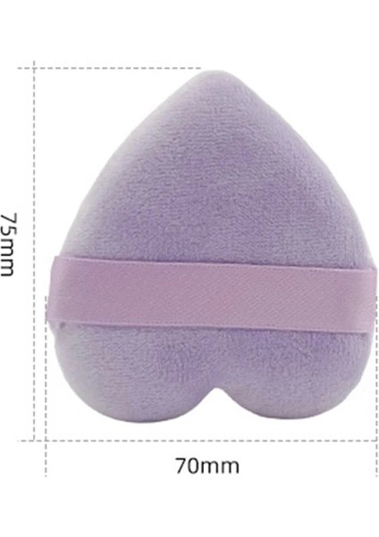 10 Adet 2 Adet/10 Adet Üçgen Kalp Şekli Kadife Tozu Puf Yüz Makyaj Süngeri Kozmetik Yıkanabilir Hafif Makyaj Puf Araçları (Yurt Dışından) modelleri