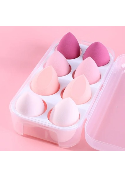 4 Adet Pembe Kutu 2 4/8 Adet Makyaj Süngeri Tozu Puf Kuru ve Islak Kombine Güzellik Kozmetik Topu Fondöten Tozu Puf Konik Kesim Makyaj Süngeri Araçları (Yurt Dışından) indirimleri
