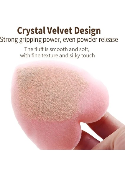 10 Adet 2 Adet/10 Adet Üçgen Kalp Şekli Kadife Tozu Puf Yüz Makyaj Süngeri Kozmetik Yıkanabilir Hafif Makyaj Puf Araçları (Yurt Dışından) fırsatları