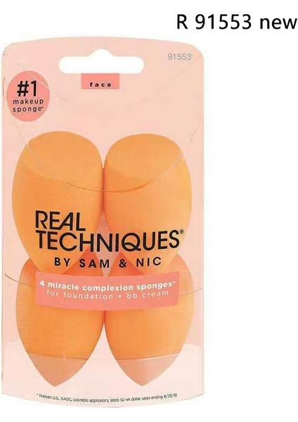 Fırça 1432 Real Techniques Set Makyaj Sünger Seti Yüz Güzellik Kozmetik Puf Fondöten Krem Kapatıcı Makyaj Blender 91553 Rt (Yurt Dışından)