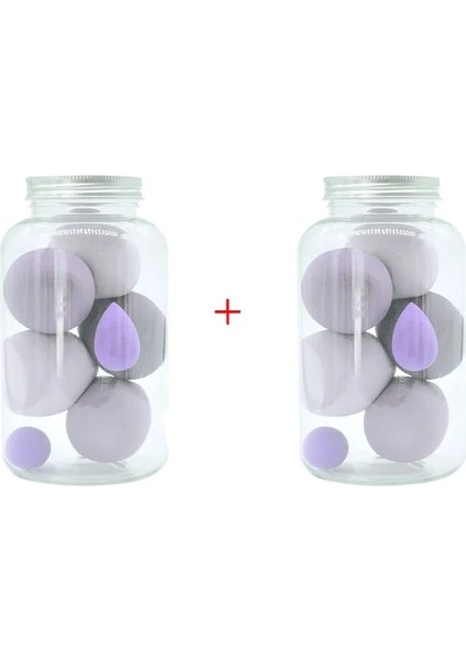 2 Kutu Mor 4 Adet Güzellik Yumurta Makyaj Blender Kozmetik Puf Makyaj Süngeri Yastık Vakıf Pudra Sünger Güzellik Aracı Kadın Makyaj Aksesuarları (Yurt Dışından)
