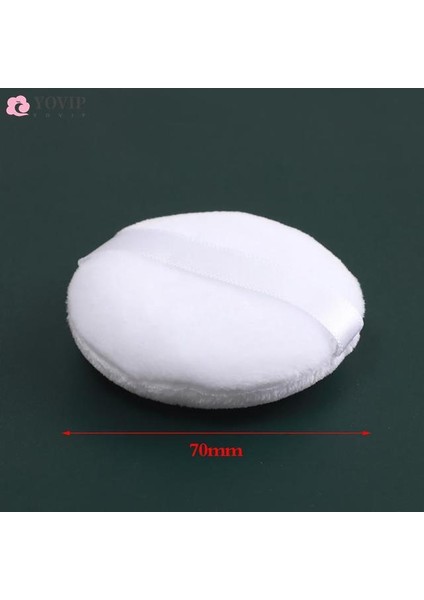 70MM Profesyonel Yuvarlak Şekil Taşınabilir Yüz Pudrası Fondöten Puf Yumuşak Kozmetik Puf Makyaj Fondoten Süngeri Güzellik Aracı (Yurt Dışından)
