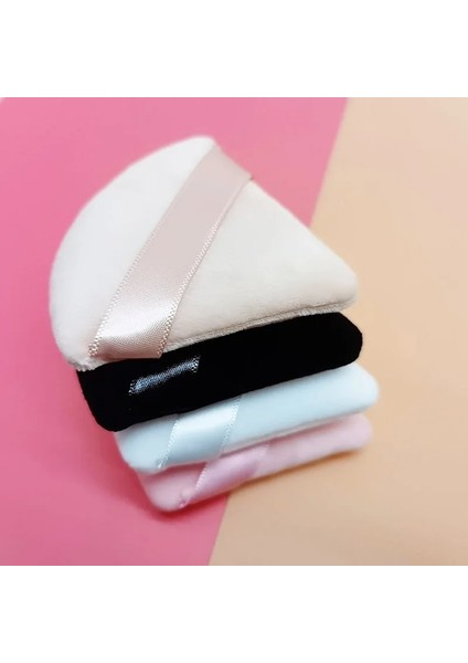 6 Adet Mor ve Pembe 2/4/6/8 Adet 9 Renk Üçgen Kadife Tozu Puf Unları Mini Yüz Makyaj Süngeri Kozmetik Yumuşak Pamuk Yüz Pudrası Puf Yıkanabilir (Yurt Dışından)