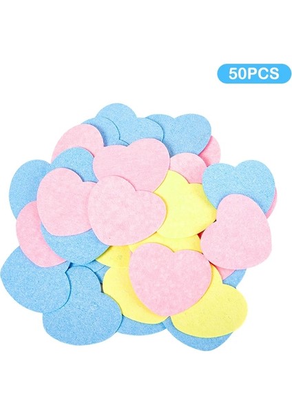 Siyah 10 Adet 10/20/50 Adet Makyaj Temizleme Süngeri Kalp Şeklinde Sünger Puf (Yurt Dışından) indirimleri