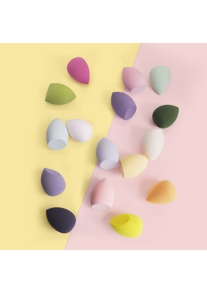 Mor - Pembe 4/8 Adet Makyaj Blender Kozmetik Puf Makyaj Süngeri Saklama Kutusu ile Vakıf Pudra Sünger Güzellik Aracı Kadın Makyaj (Yurt Dışından)