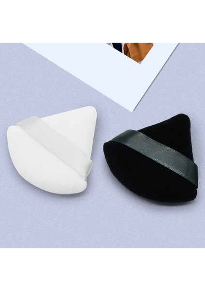 2 Adet Gül Kırmızı Üçgen Kadife Tozu Puf Unları Mini Yüz Makyaj Süngeri Kozmetik Yumuşak Pamuk Yüz Pudrası Puf Yıkanabilir Hafif (Yurt Dışından) modelleri