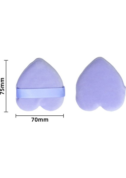 T5-3 Yeşil 5 Adet Ogeyero Kalp Şeklinde Kadife Yüz Yüz Makyaj Puf Kozmetik Makyaj Pamuk Sünger Puflar Makyaj Araçları (Yurt Dışından) modelleri