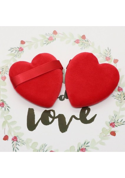 T5-3 Yeşil 5 Adet Ogeyero Kalp Şeklinde Kadife Yüz Yüz Makyaj Puf Kozmetik Makyaj Pamuk Sünger Puflar Makyaj Araçları (Yurt Dışından) indirimleri