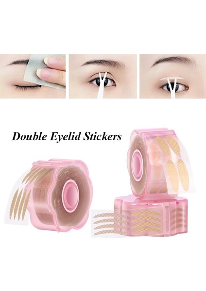 Stil 2 600 Adet/kutu Çift Gözkapağı Bandı Görünmez Kendinden Yapışkanlı Gözkapağı Çıkartmalar Su Geçirmez Şeffaf Gözkapağı Bandı Büyük Göz Makyaj Araçları (Yurt Dışından) indirimleri