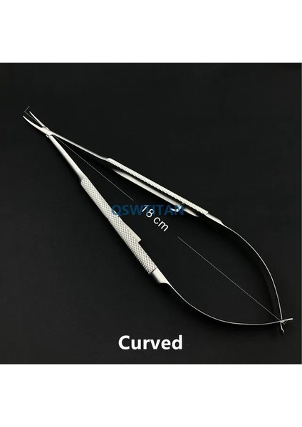 18CM-KAVISLI Diş Castroviejo Diş Hekimi Için Iğne Tutucular Cerrahi Forseps Tutma Pensesi (Yurt Dışından)