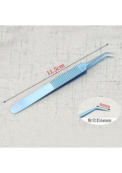Siyah & Kırmızı Titanyum Fue Saç Ekimi Forseps Saç Ekimi Cerrahi Alet Saç Ekim Cihazı Cımbız (Yurt Dışından)