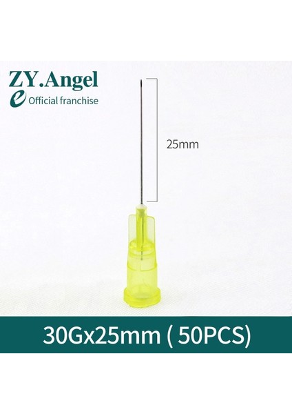 30G 25MM 50 Adet Tıbbi Tek Kullanımlık Güzellik Aracı Mikro Enjeksiyon Iğnesi 30G Ağrısız Ultra Ince Iğne 4/13/25MM Steril Bağımsız Ambalaj (Yurt Dışından)