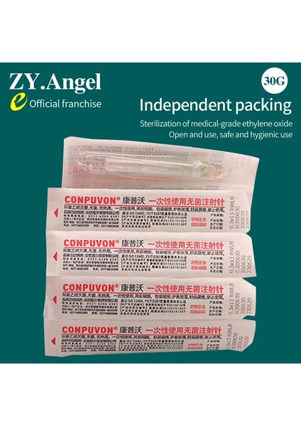 30G 25MM 50 Adet Tıbbi Tek Kullanımlık Güzellik Aracı Mikro Enjeksiyon Iğnesi 30G Ağrısız Ultra Ince Iğne 4/13/25MM Steril Bağımsız Ambalaj (Yurt Dışından) indirimleri