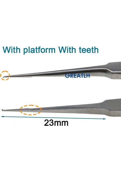 Dişli Altın 11 cm Castroviejo Bağlama Forseps Dişli Oftalmik Forseps Oftalmik Göz Enstrüman Paslanmaz Çelik Titanyum Alaşımlı (Yurt Dışından) modelleri