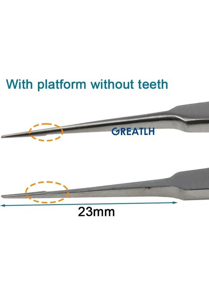 Dişli Altın 11 cm Castroviejo Bağlama Forseps Dişli Oftalmik Forseps Oftalmik Göz Enstrüman Paslanmaz Çelik Titanyum Alaşımlı (Yurt Dışından) fırsatları