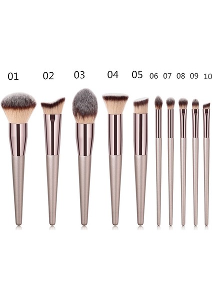 01 Pudra Fırçası 1pc Fondöten Makyaj Fırçası Kahve Saplı Profesyonel Yüz Pudrası Göz Farı Allık Kaş Dudak Fırçası Büyük Yumuşak Kozmetik Fırça (Yurt Dışından) fiyatları