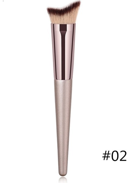 01 Pudra Fırçası 1pc Fondöten Makyaj Fırçası Kahve Saplı Profesyonel Yüz Pudrası Göz Farı Allık Kaş Dudak Fırçası Büyük Yumuşak Kozmetik Fırça (Yurt Dışından) fırsatları