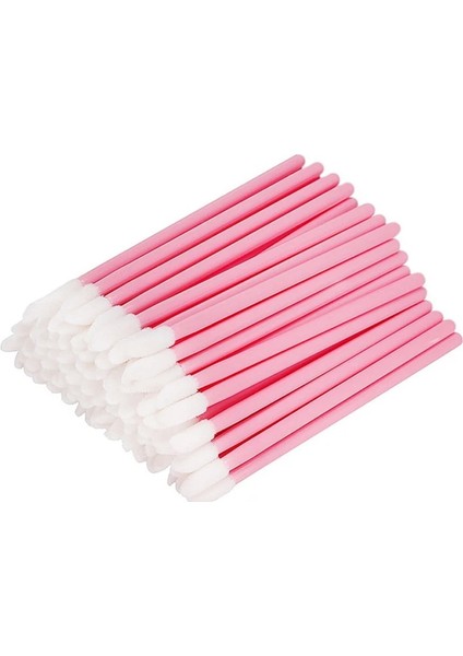 FUSHIA-50PCS Tek Kullanımlık Makyaj Dudak Fırçası Ruj Parlatıcı Değnekler Aplikatör Makyaj Dudak Fırçaları Taşınabilir Uzatma Kozmetik Güzellik Aracı (Yurt Dışından)
