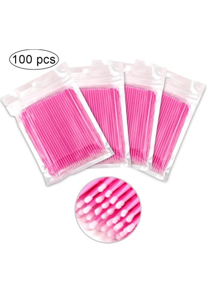 100 Adet Yeşil 100 Adet/torba Tek Kullanımlık Kirpik Fırçası Kirpik Çıkarma Çubuğu Mikro Fırça Mikro Fırça Bireysel Kirpik Uzatma Malzemeleri Makyaj Aracı (Yurt Dışından)