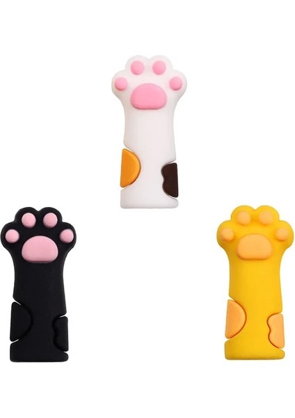 Gösterildiği Gibi 6 Adet Cımbız Kapakları Kedi Pençesi Aracı Makas Kese Lastik Kapak Fiş Makas Ucu Koruyucular Tırnak Eti Manikür Araçları Kapak Tırnak Aracı (Yurt Dışından)
