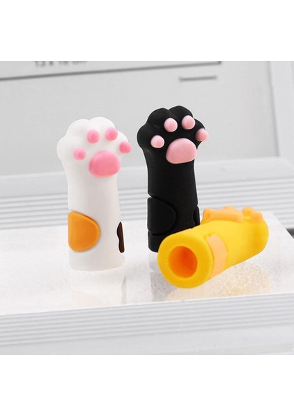 Gösterildiği Gibi 6 Adet Cımbız Kapakları Kedi Pençesi Aracı Makas Kese Lastik Kapak Fiş Makas Ucu Koruyucular Tırnak Eti Manikür Araçları Kapak Tırnak Aracı (Yurt Dışından) indirimleri
