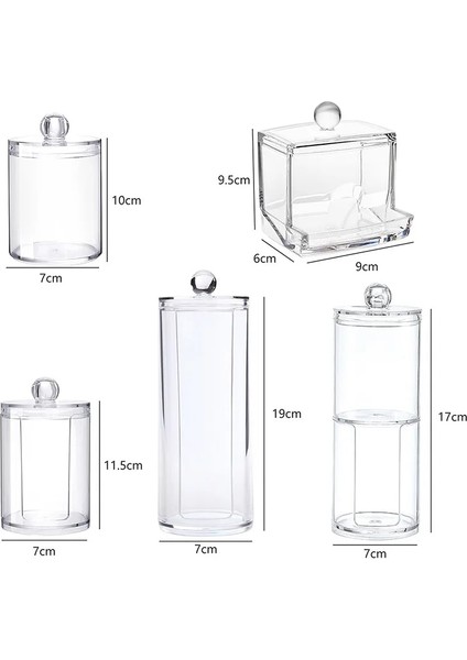 J Pamuk Pedleri Kavanoz Kozmetik Saklama Kutusu Pamuklu Çubukla Çubuk Kozmetik Takı Organizatör Bambu Kapaklı Makyaj Yeniden Paketleme Kutuları (Yurt Dışından) fiyatları