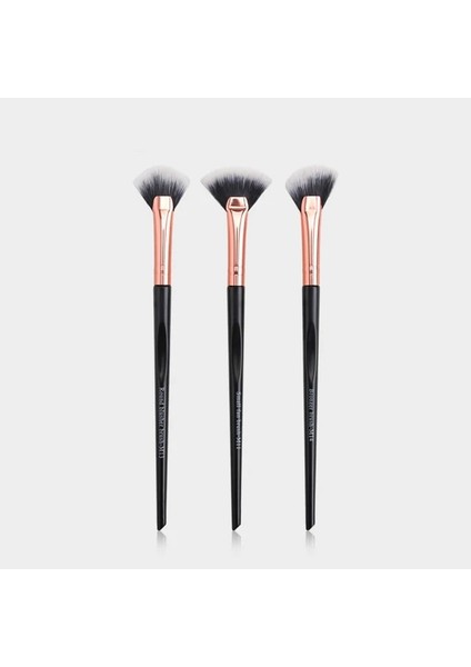 3pcsblack Maange Pro Makyaj Fırça Seti (Yurt Dışından)