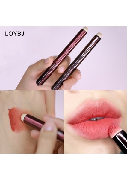 2 Adet Loybj 1 Adet Happyrim Kumo Makyaj Fırçası Mini Dudak Fırçası Yuvarlak Kafa Kapatıcı Fırça Güzellik Kozmetik Doğal Karıştırma Fırçası Maquiagem (Yurt Dışından)