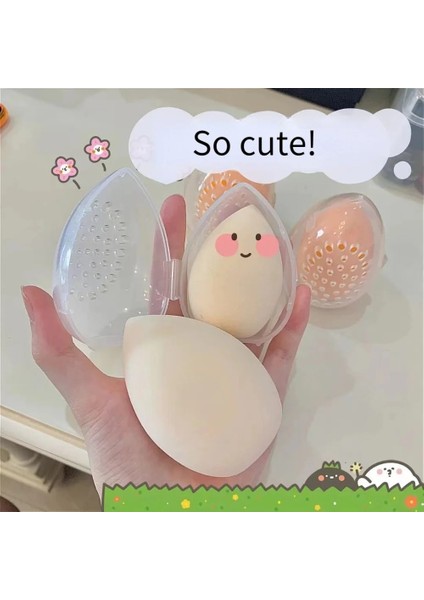 No.7 1 Adet Şeffaf Puf Makyaj Organizatör Tutucu Makyaj Tozu Puf Boş Yumurta Şeklinde Çerçeve Güzellik Kozmetik Sünger Saklama Kutusu 1-4 Adet/grup (Yurt Dışından) fiyatları