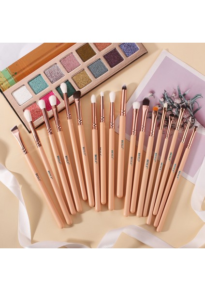 Fe-6pcs Beılı Pembe Makyaj Fırçaları Yüksek Kaliteli Pudra Fondöten Allık Göz Farı Makyaj Fırça Seti Doğal Saç Косметика (Yurt Dışından)