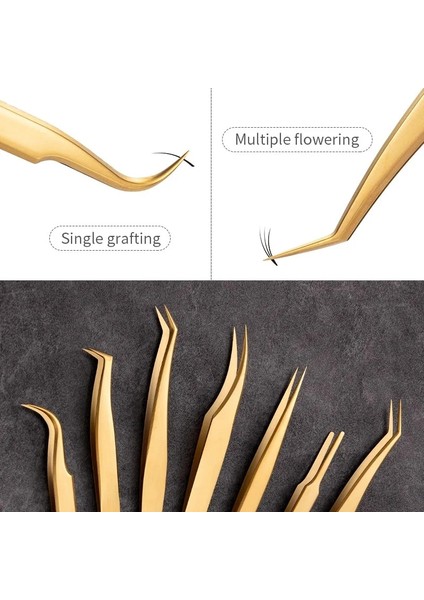 Cımbız E 1 Pc Cımbız Kirpik Uzatma Altın Düz Paslanmaz Çelik Sahte Kirpik Nail Art Saç Klip Pense Yanlış Eyelashes Güzellik Araçları (Yurt Dışından) fiyatları