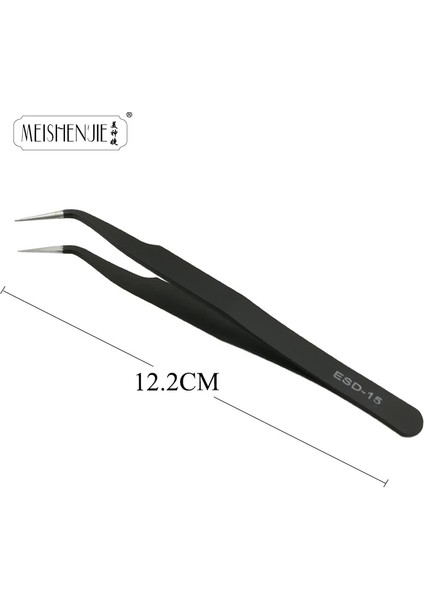 Esd-10 1 Adet Cımbız Siyah Kaş Cımbız Sahte Kirpik Aplikatör Pembe Kirpik Cımbız Klip Güzellik Makyaj Aracı Kirpik Cımbız (Yurt Dışından)