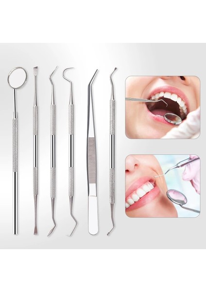 AA088-03 1 Pc Kaş Cımbız Büyüteç Kontrol Kirpik Uzatma Aşılama Ayna Paslanmaz Çelik Saplı Ağız Ağız Diş Bakımı Aracı (Yurt Dışından)