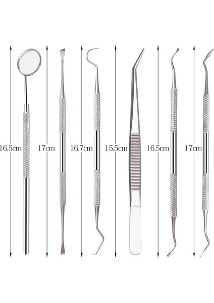 AA088-03 1 Pc Kaş Cımbız Büyüteç Kontrol Kirpik Uzatma Aşılama Ayna Paslanmaz Çelik Saplı Ağız Ağız Diş Bakımı Aracı (Yurt Dışından)