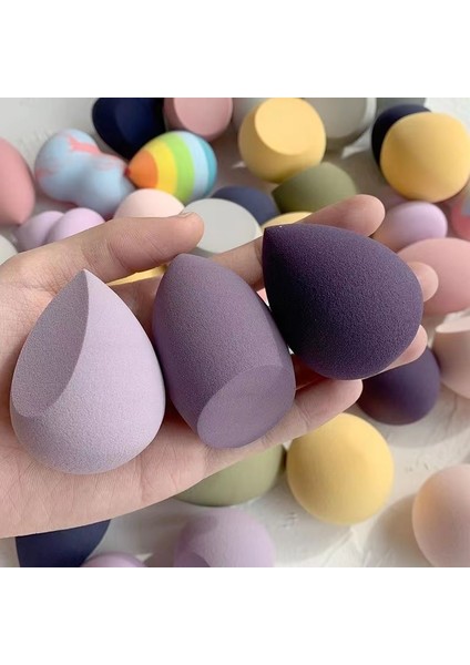 3 Adet Sigorta 3/4 Adet Makyaj Sünger Seti Yüz Güzellik Tozu Puf Fondöten Krem Kapatıcı Makyaj Blender Araçları (Yurt Dışından)