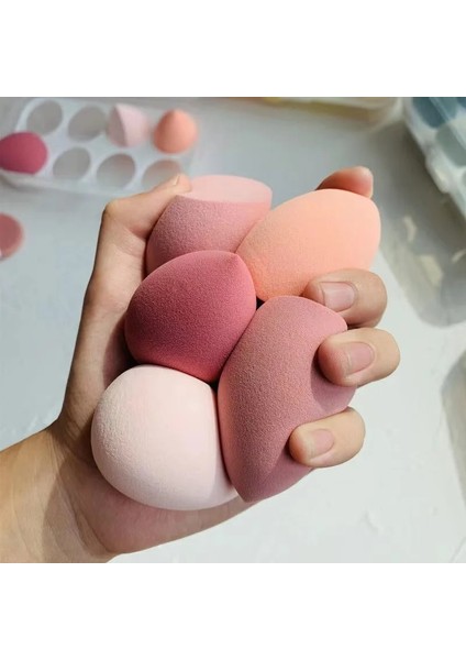 3 Adet Sigorta 3/4 Adet Makyaj Sünger Seti Yüz Güzellik Tozu Puf Fondöten Krem Kapatıcı Makyaj Blender Araçları (Yurt Dışından)